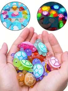 Bolsas ciegas con pequeñas tortugas luminosas en 3D - Experiencia única de bolsa ciega - Apropiado para manualidades DIY y regalos pequeños para fiestas y vacaciones