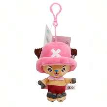 ONE PIECE 43 种款式正版海贼王佐罗乔巴艾斯毛绒玩偶玩具海盗王毛绒可爱吊坠钥匙扣卡哇伊动漫玩偶毛绒枕头玩具娃娃系列适合儿童生日节日礼物 12-30 厘米/4.72-11.81 英寸