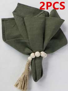 2/6/12/300pcs Solid Color Cloth Napkins, Reusable And Washable, Suitable For Parties, Gatherings, Picnics, Home Decor