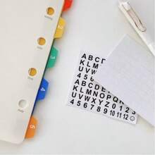 3 stuks/set Letter, Nummer, Maand, Dag, Weerpictogramstickers, Scrapbooking Decoratieve stickers voor planner, dagboek