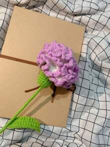 2pcs,Handmade Crochet Flowers For Her, Knitted Lily/Tulip Yarn Flowers, Mother's Day Gift, Gift For Grandma, Anniversary Gift For Wife Gifts Birthday Graduation