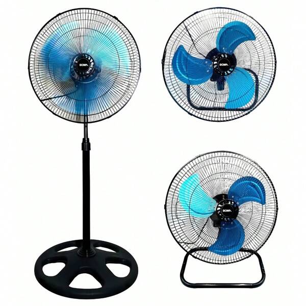 Ventilador 3 en 1 pedestal, pared y piso 3 aspas | 110v 60Hz | BM-FS45U