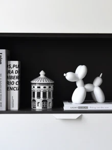 2/1pc 北欧风格现代创意客厅电视柜黑白气球狗酒柜摆件简约桌面入口门廊装饰, 最佳礼物, 冬季, 装饰品, 家居, 婚礼装饰, 家居装饰, 珠宝收藏盒, 派对装饰情人节生日