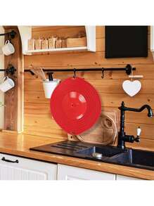 Silicone Anti - Overflow Lid, Essential For Every Home Kitchen. Keeps Pots Spill - Proof, Dust - Free, And Prevents Boiling Over. Suitable For Busy Moms, Home Cooks, And Anyone Who Wants A Neat And Hassle - Free Cooking Experience. High - Temperature Resistant For All Kinds Of Stove - Top Cooking.