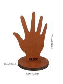 1 szt. Niestandardowa tacka na palmę oka, luksusowa biżuteria bransoletka kolczyki naszyjnik pierścień zegarek, tacka na biżuterię, przechowywanie kluczy w domu salon biuro, idealny prezent