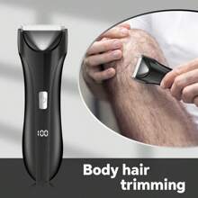 Digital Display Private Scissors Rechargeable Electric Shaver Body Hair Trimming Hair Clipper Beard Shaving Razor - Multicolor - View 4