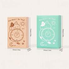 1 Equipment Forgot Cat Box Wooden Handbook Seal Vintage Cat Schedule Beech Seal Daily Memo Seal - one-size - View 6
