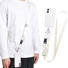 Adjustable Phone Lanyard Strap, Suitable For All Smartphone Models, Thick 0.8 Inch (2cm) Wide, Multifunctional Nylon Shoulder Strap, , For Hiking, Crossbody Bag