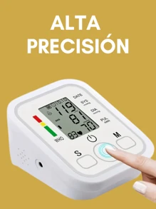 Baumanómetro Control de la Respiración Medición Digital Monitor de Respiración Presión Arterial con Diagnóstico Fonético (Voz) en Español Compacto Portátil Práctico Facil de Transportar Adecuado para Personas Mayores Ideal para el Hogar Cuidado de Salud Monitor de Presión Arterial de Muñeca Pantalla LED Digital Uso de Baterías AAA (4 piezas) Alta Precisión con Chip Inteligente Grado 3mus - Blanco y Negro - Ver 6
