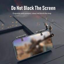 Mobile Game Accessories With Logo Finger Cover, Mobile Game Assistant Shooting Keyser Mobile Game Controller To Assist Shooting Targets, No Charging, Wireless Design, No Battery, Suitable For / /Knife Out Mobile Games