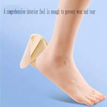 2/4 Pieces Heel Cushion Pads, Foot Care Heel Protectors, Adhesive Shoe Stickers, Suitable For Men And Women's Casual Shoes, Sandals, Sneakers - 黑色 - 查看 9