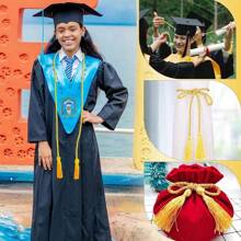 4pcs 170cm Graduation Tassel Cords, Multicolor Decorative Thin Graduation Accessories, Suitable For Graduation Gown Decoration