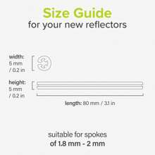 36pcs Bicycle Spoke Reflectors, Diy 360° Visibility, Easy To Install, Spoke Covers Made Of Reflective Material, No Batteries Required, Waterproof Warning Spokes, Suitable For Night Cycling - Multicolor - View 5