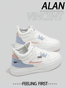 Alan Vincent 2025 New Shoes For Women High Top Flat Shoes Ladies Sneakers Warm And Comfortable Fashionable Casual White Shoes With Anti-Skid & Wear-Resistant Function