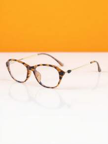 1pc Women's Casual Decorative Fashion Glasses, Suitable For Daily Commute And Street Photography - Clear - View 6