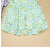 1 Piece Summer Lightweight Comfortable Cute Casual Pet Dog/Cat Ditsy Floral Collared Dress, Suitable For Vacation, Dates, Toy Poodle, Bichon Frise, Small-Medium Breeds
