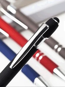 20 件/50 件套激光雕刻名称伸缩金属圆珠笔套件，具有可扩展设计和手写笔带，适用于办公室、学校、日记和艺术项目，个性化定制名称/徽标/日期 - 彩色 - 查看 5