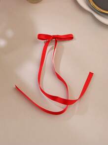 12 件芭蕾风格丝带蝴蝶结发夹，缎带双马尾发饰，可爱发型设计工具 - 彩色 - 查看 4