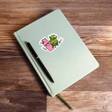 卡通闺蜜贴纸、Nug & Lighter 好友、防水贴纸、朋友礼物、适用于子弹日记本、记事本、笔记本电脑、水瓶、手机壳、装饰 - 彩色 - 查看 3