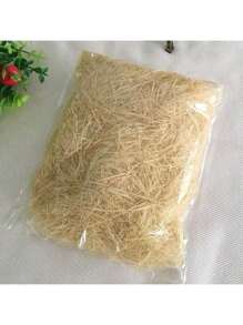 30g Natural Grass Silk Gift Box Red Wine Cosmetics Packaging Decoration Filler Festival Gift Box Filler - Yellow - View 8