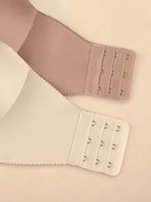 2pcs/Set Strapless Women Wireless Padded Seamless Lingerie Bra For Backless/Strapless Dresses & Wedding Gowns, Lift And Support