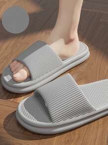 2025新款男女通用EVA云朵拖鞋，防臭透气防滑软底室内/室外休闲家居鞋，四季皆宜，多种颜色可选，轻便透气，不闷热。防滑速干，浴室拖鞋，软底，轻便舒适，不易疲劳。 - 灰色 - 查看 14