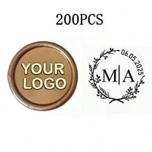 200 Pcs Wax Seals Stickers, Custom Logo Wax Stickers, Handmade Wax Seal Stickers For Wedding Invitation, Self-Adhesive Envelope Wax Stickers-Bronze,Back To School,School Supplies,Multi-Functional,Ornamental,Reusable,Modern,Colorful,Cute,Vintage,Cartoon,Kawaii,Custom,Personalized,Unique,Customized,Workers,Clients,Students,For Business/Work/Office,For School,School Supplies,Back To School,For Office,For School,For Classroom,For Teacher Gifts,For University,For Colleague,For Dorm Rooms,For Teacher,For Boys And Girls,For Teenagers,Junior High School Students,Middle School Students,High School Senior High School Students,College Students,University Students,Freshman,Sophomore,Underclassmen