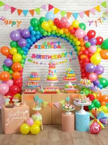 1 Set Table Balloon Arch Kit With Adjustable Balloon Arch Holder Frame For Different Sizes Of Table Balloon Garland Decorations For Birthday Parties, Weddings And Holiday Decorations