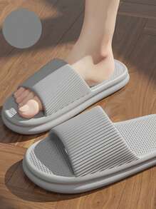 2025新款男女通用EVA云朵拖鞋，防臭透气防滑软底室内/室外休闲家居鞋，四季皆宜，多种颜色可选，轻便透气，不闷热。防滑速干，浴室拖鞋，软底，轻便舒适，不易疲劳。 - 灰色 - 查看 17