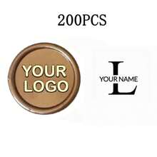 200 Pcs Wax Seals Stickers, Custom Logo Wax Stickers, Handmade Wax Seal Stickers For Wedding Invitation, Self-Adhesive Envelope Wax Stickers-Bronze,Back To School,School Supplies,Multi-Functional,Ornamental,Reusable,Modern,Colorful,Cute,Vintage,Cartoon,Kawaii,Custom,Personalized,Unique,Customized,Workers,Clients,Students,For Business/Work/Office,For School,School Supplies,Back To School,For Office,For School,For Classroom,For Teacher Gifts,For University,For Colleague,For Dorm Rooms,For Teacher,For Boys And Girls,For Teenagers,Junior High School Students,Middle School Students,High School Senior High School Students,College Students,University Students,Freshman,Sophomore,Underclassmen