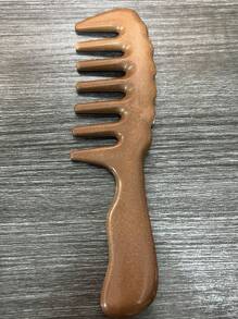 Thickened Wide Tooth Comb Massage Comb Women's Long Hair Curly Hair Massage Comb Rough Teeth Wide Teeth Meridian Comb