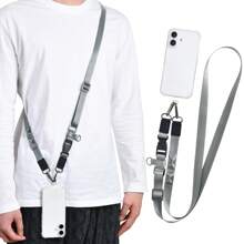 Adjustable Phone Lanyard Strap, Suitable For All Smartphone Models, Thick 0.8 Inch (2cm) Wide, Multifunctional Nylon Shoulder Strap, , For Hiking, Crossbody Bag