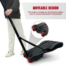 Display4top Adjustable Portable Basketball Stand Hoop Net Backboard System (179-209cm) - 黑色 - 查看 3