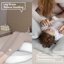 1 件孕妇枕，用于支撑背部、腹部和腰部，有助于缓解疲劳。多功能侧卧孕妇枕