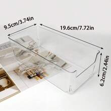 1/10pcs Acrylic Jewelry Storage Box, Anti-Oxidation Transparent Bracelet Chain Holder Box, Cosmetic Sponge Organizer Box, Household Desktop Storage