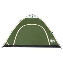 VidaXL Camping Tent 5 Persons Green Quick Release - 綠色 - 查看 5