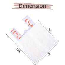 Bolsas para recoger excrementos de perro de 2 capas con toallas de papel - 50 piezas - Bolsas de residuos de mascotas ultragruesas e impermeables - Sin talla grande sensación de calor y asco