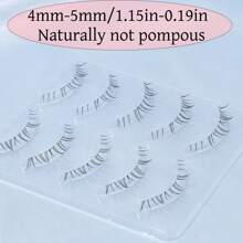 C Curl North Star Lower Lashes Slouchy False Lashes, Natural Simulation Fairy Lash, Comic Style, Suitable For Parties, Daily Travel Wear, Easy To Wear, DIY Eyelash Extension, Natural And Voluminous Look