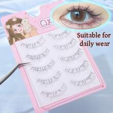 C Curl North Star Lower Lashes Slouchy False Lashes, Natural Simulation Fairy Lash, Comic Style, Suitable For Parties, Daily Travel Wear, Easy To Wear, DIY Eyelash Extension, Natural And Voluminous Look