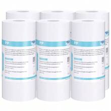 10" X 4.5" Whole House Sediment Water Filter With 5 Micron Rating For Big Blue GE GXWH40L Reverse Osmosis Systems