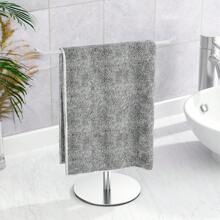 Towel Rack T-Shaped Towel Rack For Bathroom, Headband Storage Rack & Bathroom Towel Rack, Kitchen Towel Rack Silver Hand Towel Rack