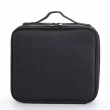 Maletín de maquillaje profesional portátil para artistas de maquillaje, bolso de cosméticos con espejo, impermeable, organizador de gran capacidad para el cuidado de la belleza y las uñas
