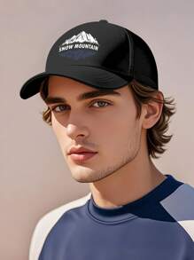 1pc Unisex Daily New Mesh Breathable Sports Outdoor Comfortable Versatile Sun-Protective Adjustable Baseball Cap - Shape - View 10