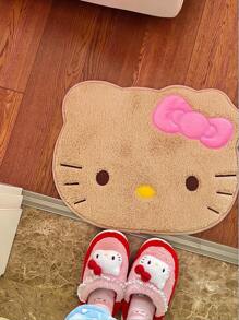 Sanrio Sanrio Cute Cartoon Floor Mat Hello Kitty Animal Bedroom Bathroom Absorbent Car Decorative Carpet Floor Mat Towel