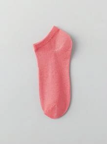 1/3/5/10/15/20/30雙女款短襪隱形襪，白色/黑色/灰色，休閒日常穿著可愛襪子，卡通細節，隨機配色 - 彩色 - 查看 8