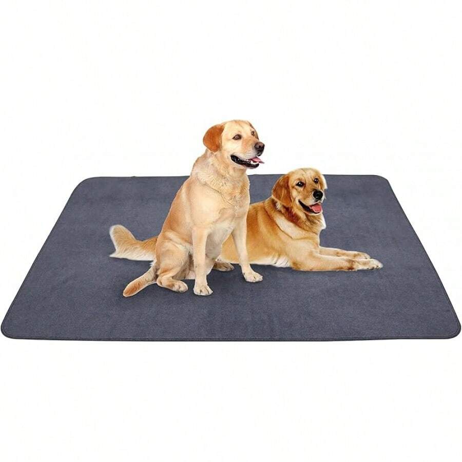 Peepeego Non-Slip Dog Pads Extra Large 72" X 72", Washable Puppy Pads With Fast Absorbent, Reusable, Waterproof For Training, Whelping, Housebreaking, Incontinence, For Playpen - 72x72 inch (Gói 1) - Xem 1