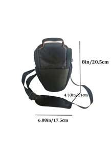 三角形數位單反相機包，單眼相機包，肩背式數位攝影包，內襯微單/長焦相機收納包，男女攝影包，相機袋，相機配件，商務，旅遊，上學，辦公室相機保護套，相機袋，相機配件，旅行必備品，旅行配件，旅行整理袋，旅行必備品，旅行用品 - 黑色 - 查看 8