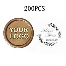200 Pcs Wax Seals Stickers, Custom Logo Wax Stickers, Handmade Wax Seal Stickers For Wedding Invitation, Self-Adhesive Envelope Wax Stickers-Bronze,Back To School,School Supplies,Multi-Functional,Ornamental,Reusable,Modern,Colorful,Cute,Vintage,Cartoon,Kawaii,Custom,Personalized,Unique,Customized,Workers,Clients,Students,For Business/Work/Office,For School,School Supplies,Back To School,For Office,For School,For Classroom,For Teacher Gifts,For University,For Colleague,For Dorm Rooms,For Teacher,For Boys And Girls,For Teenagers,Junior High School Students,Middle School Students,High School Senior High School Students,College Students,University Students,Freshman,Sophomore,Underclassmen
