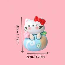 Sanrio 12/18/24 pezzi Accessori di bellezza fai-da-te Hello Kitty Sweets Sanrio adatti per cover per telefono, accessori per capelli, pendenti, braccialetti fai-da-te, regali di compleanno e regali di Natale estivi, per la scuola