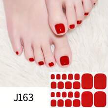 2PCS-Matte Toenail Stickers - Self-Adhesive Full Coverage Nail Wraps, Odorless Waterproof Nail Art Decals For Women, Easy DIY Salon Gel Effect
